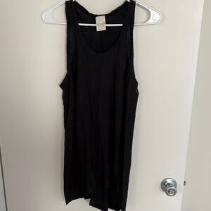 Black Flowy Tank